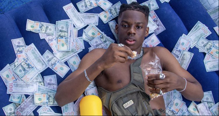 Picture of Rema on Video Shoot set